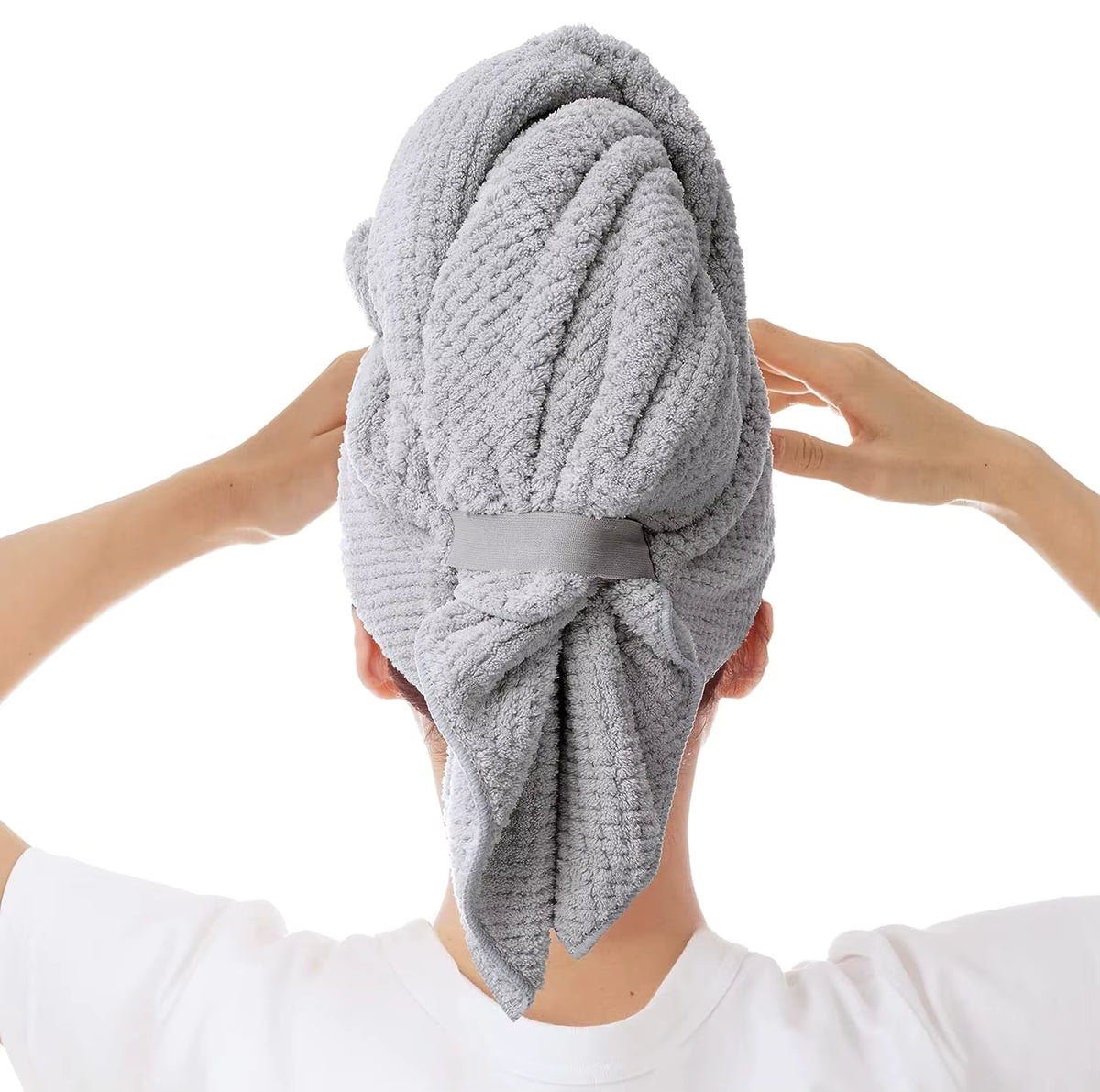 Plush Microfiber Hair Towel