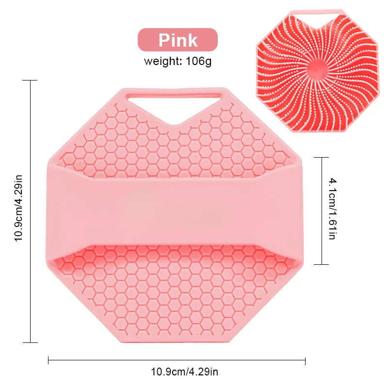 Hot Bathroom anti Bacteria Handheld round Body Scrubber Soft Silicone Skin Exfoliator Massage Bath Back Cleaning Brush for Men